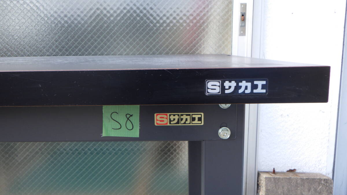 ★サカエ 実験用作業台 作業台 KHG1275？ ワークテーブル W1200×D750×H800 S8 K403プラスの画像2