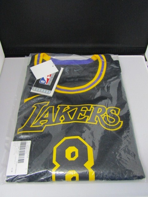 【未使用】○NIKE BOYS KOBE JERSEY LAKERS ユニフォーム 黒系 XL コービー ②  O.04.17.店の画像1