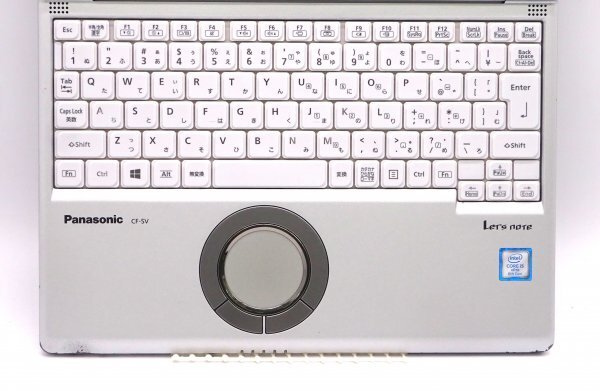 【ジャンク品/部品取り用 】ノートPC Panasonic CF-SV7RDCVS Core i5-8350U メモリ8GB/SSDなし キーボード不良 ＠J100の画像4