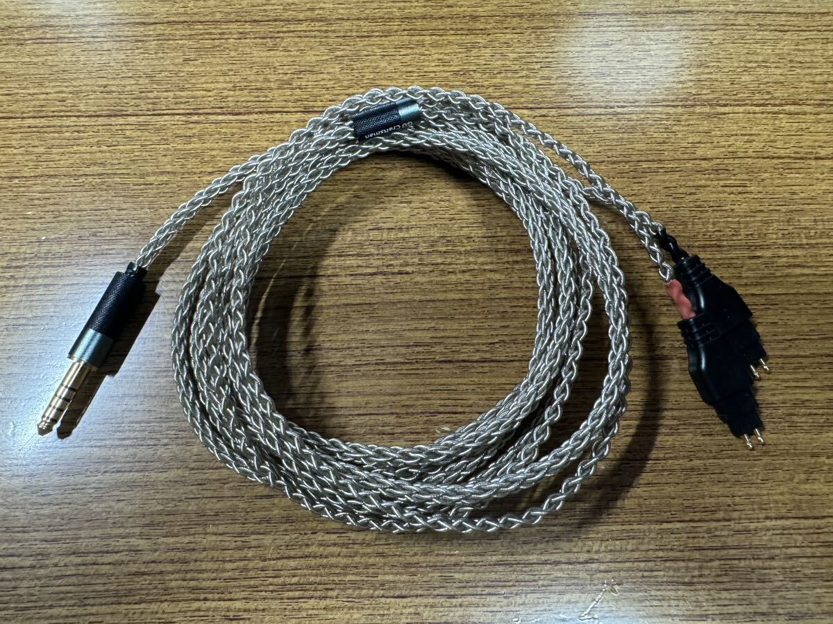 5950円 GUCraftsman 6N単結晶銀ヘッドホンケーブル / 4.4mm 5950円 GUCraftsman 6N単結晶銀ヘッドホンケーブル / 4.4mm