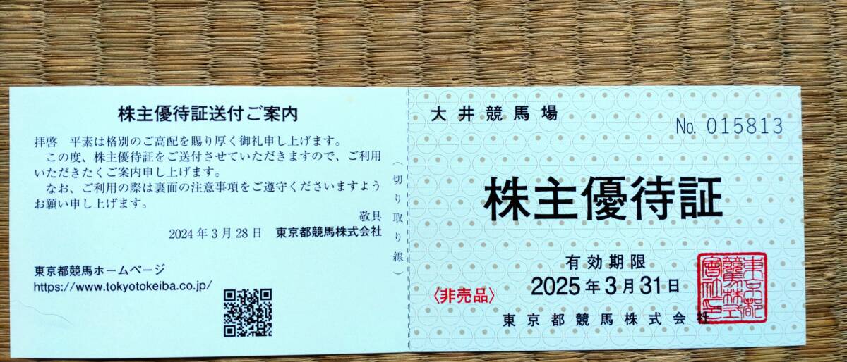 東京サマーランド　株主優待券　4枚＋4枚　大井競馬場入場券　1枚_画像5