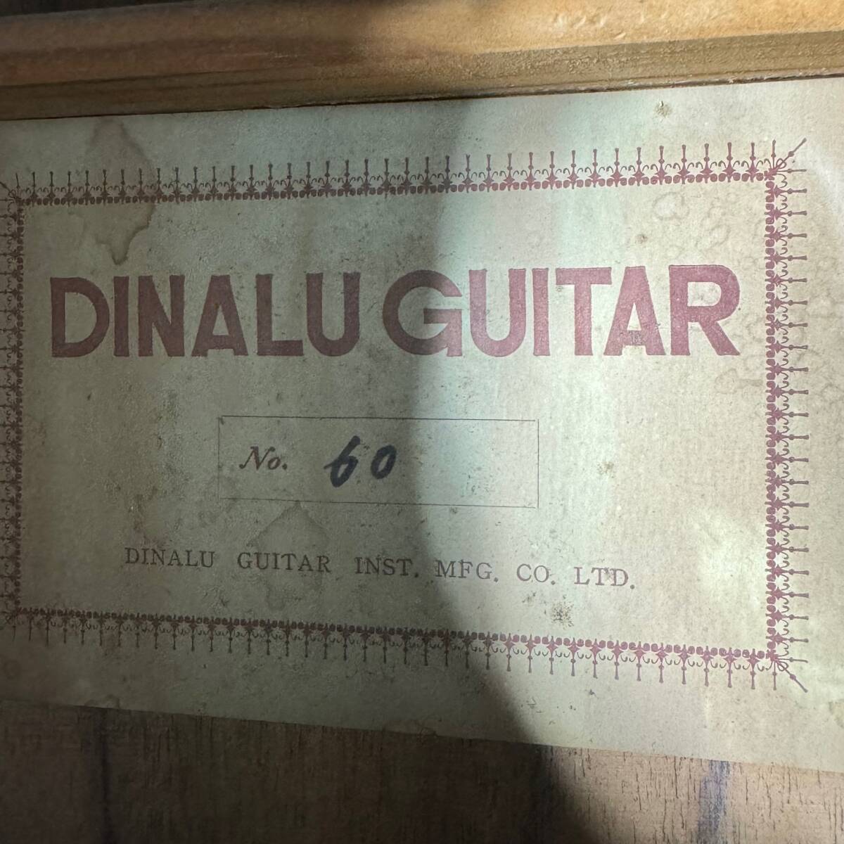 DINALU GUITAR No.60 クラシック ギター ダイナル ビンテージ_画像6