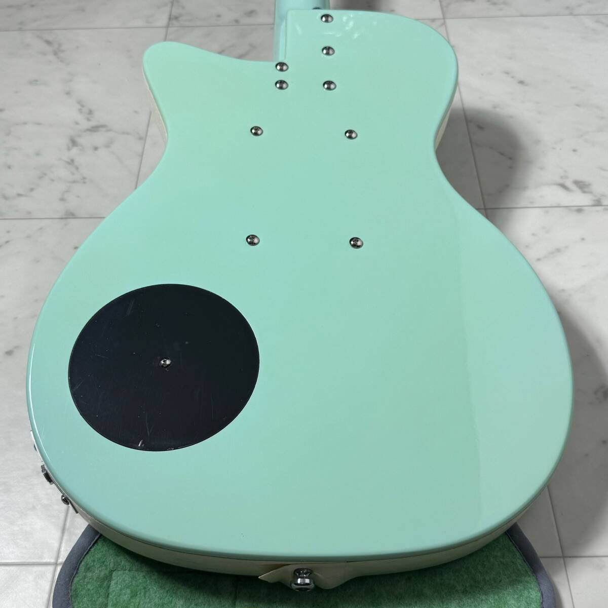 美品 DANELECTRO 56 Single Cutaway Guitar Aqua エレキギター ダンエレクトロの画像10