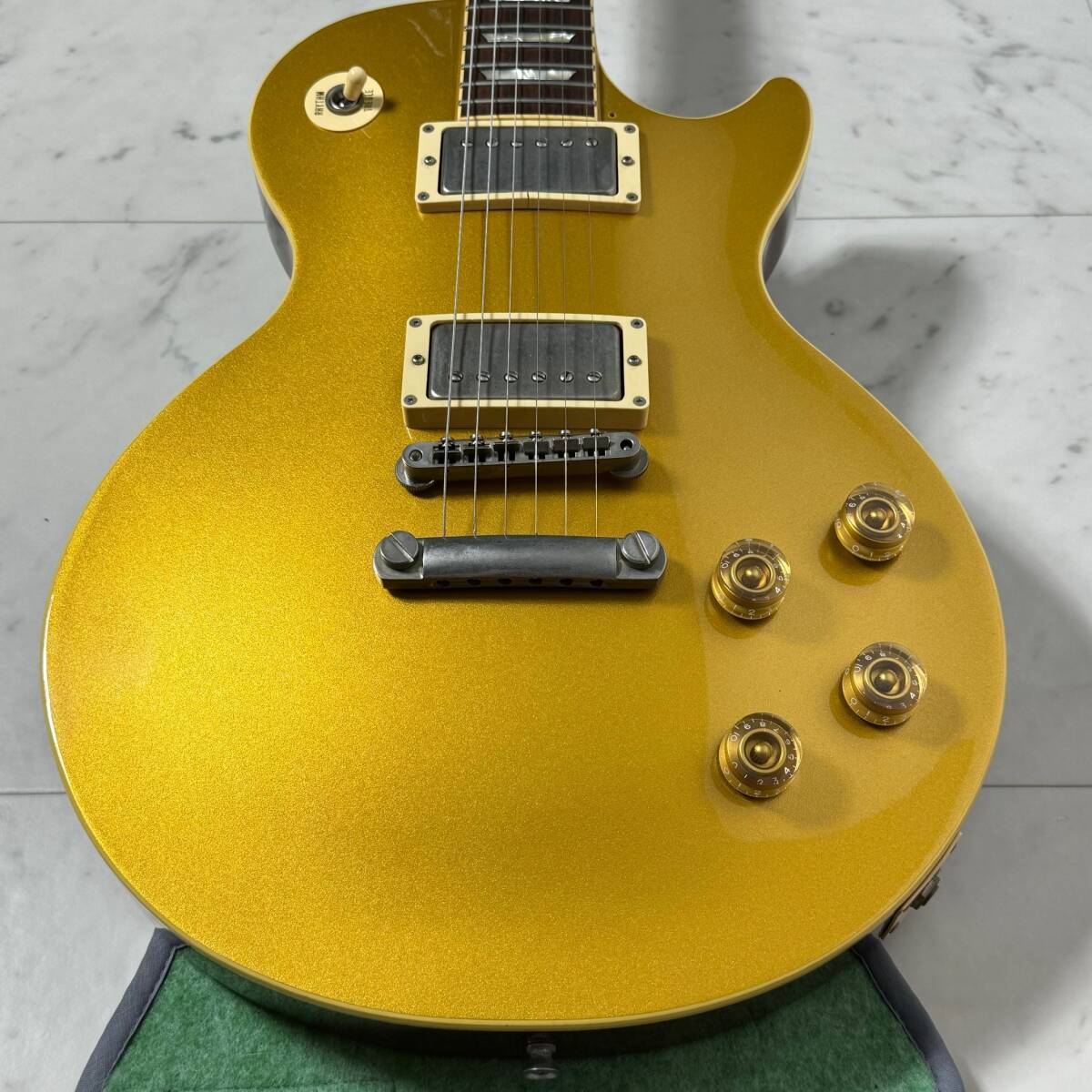 超希少 美品 Orville Gibson Les Paul Gold Top 1997年 ディープジョイント オービル ギブソンの画像5