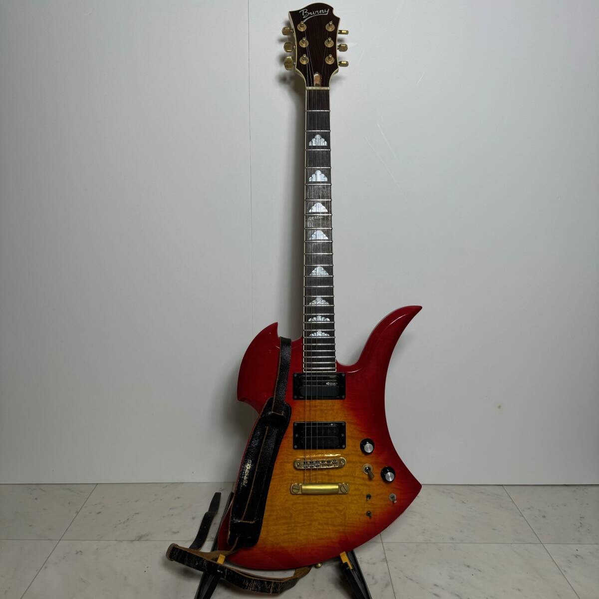 Burny MG-145S モッキンバード X JAPAN Hide シグネイチャー サスティナー GOTOH エレキギター FERNANDESの画像2