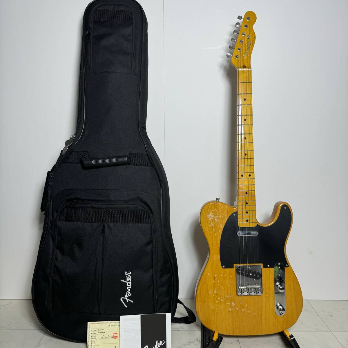 Fender Japan TL52 VNT テレキャスター 2012年製 ギグケース 付属品付 フェンダー ジャパン ヴィンテージ ナチュラル