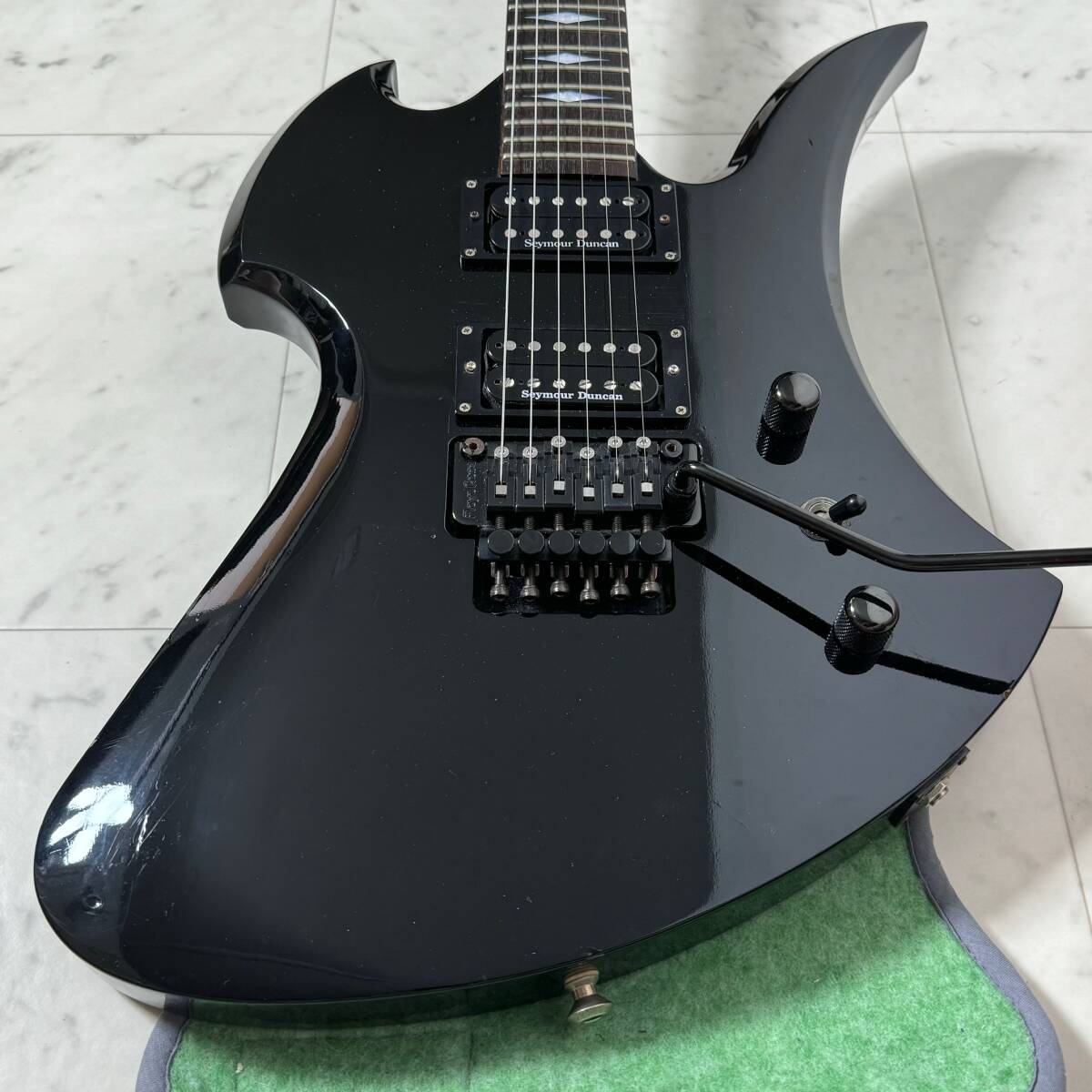 日本製 最上位 B.C.Rich B.C.リッチ Mockingbird モッキンバード スルーネック GOTOH Floyd Rose ダンカン アーム付 JM ジャパンモンスターの画像5