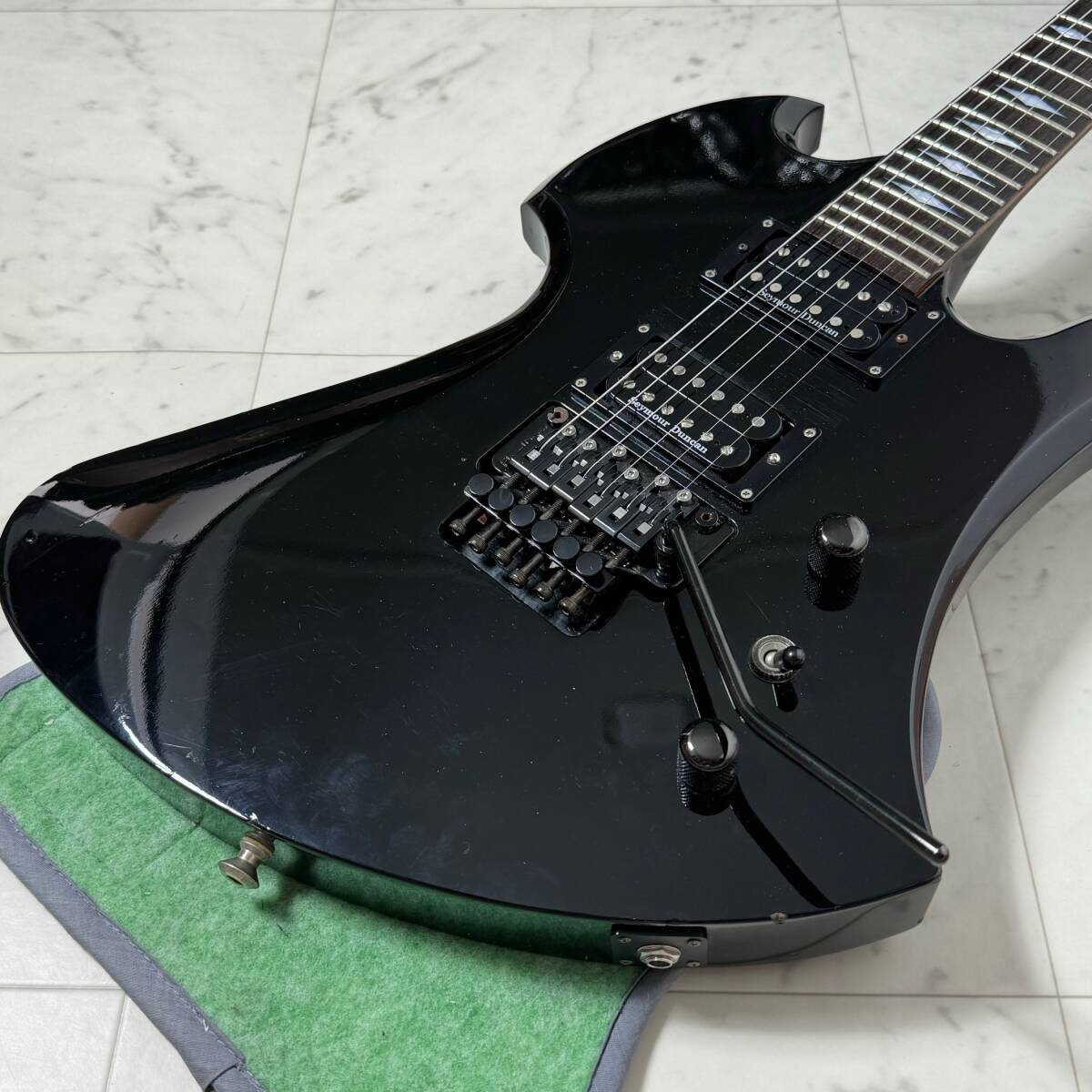 日本製 最上位 B.C.Rich B.C.リッチ Mockingbird モッキンバード スルーネック GOTOH Floyd Rose ダンカン アーム付 JM ジャパンモンスター