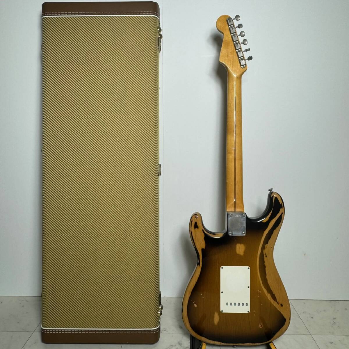 Fender USA American Vintage 57 Stratocaster Thin Lacquer 2CS HEAVY RELIC フェンダー ストラトキャスター ハードケース 付属品付_画像8
