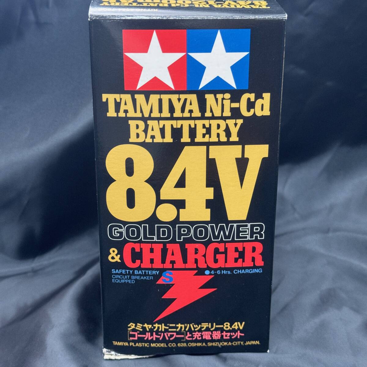  unopened new goods [ Tamiya kadonika battery 8.4V Gold power . charger set ] TAMIYA Ni-Cd BATTERY 8.4V GOLD POWER & CHARGER s