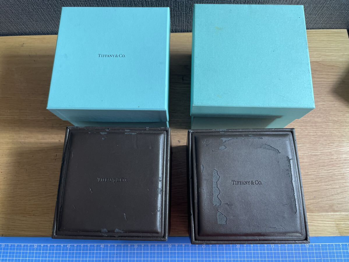 1 jpy ~ Tiffany wristwatch empty box watch case 2 point set *AZ-2