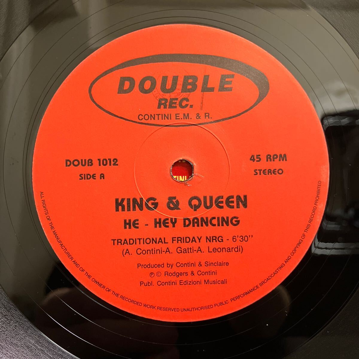 King & Queen / He-Hey Dancin' 【12inch】の画像3