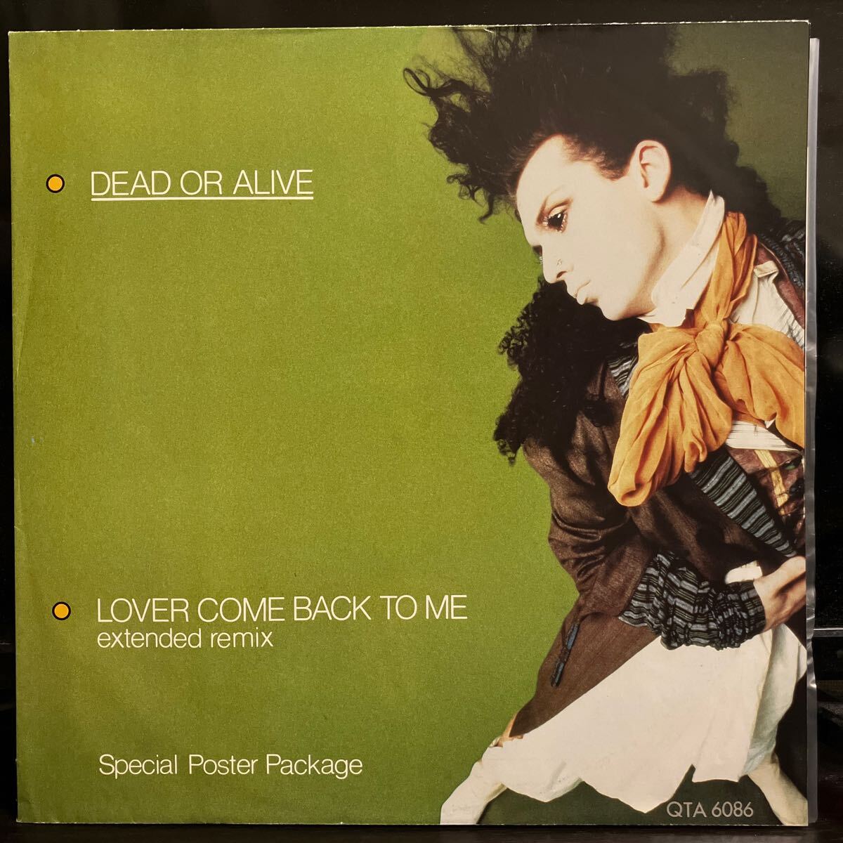 Dead Or Alive / Lover Come Back To Me (Extended Remix) 【12inch】（UK盤）の画像1