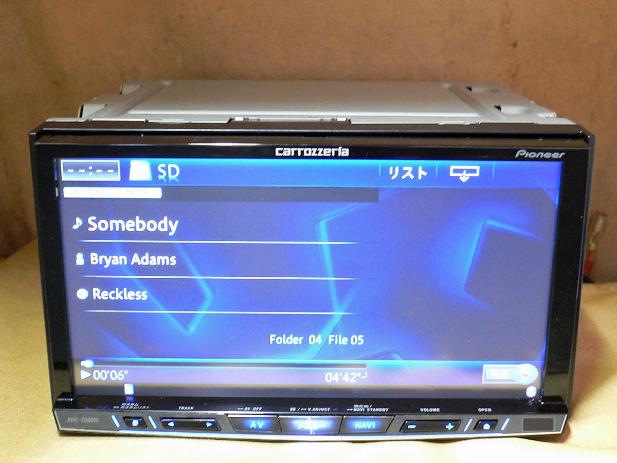 ★★★carrozzeria 最新2023年第二/SSD/地デジ/SD/Bluetooth/CD/DVD AVIC-ZH0099 動作保証 即決送料無料！★の画像6