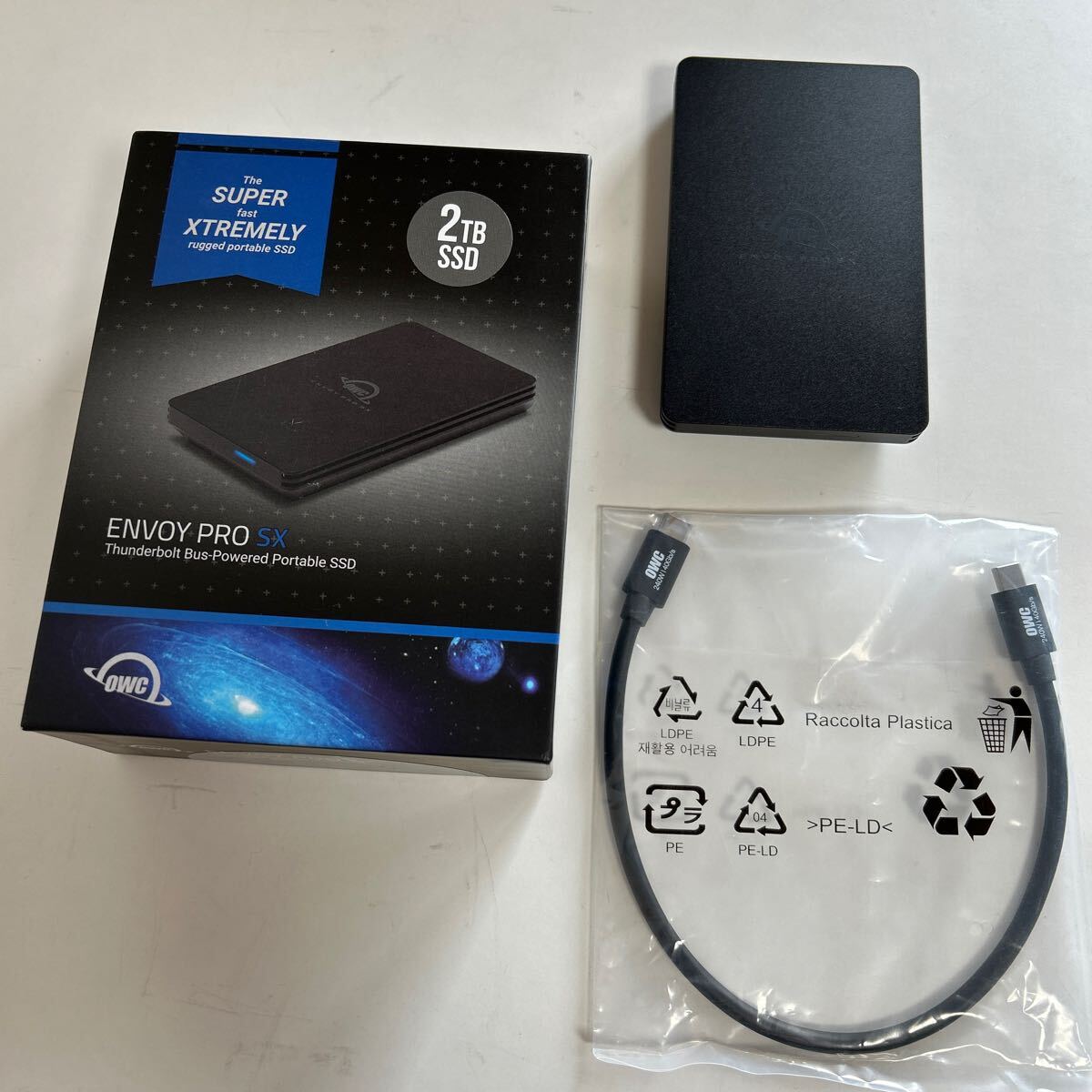 OWC Envoy Pro SX 2TB Thunderbolt attached outside SSD 40Gbps