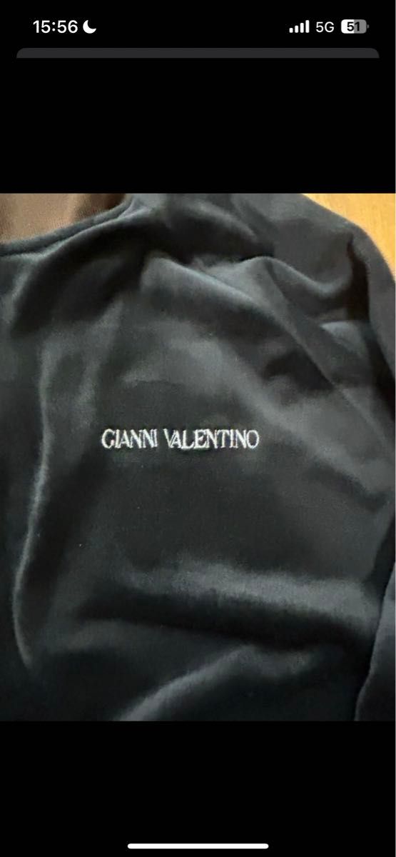 完売品 GIANNI VALENTINO ベロア トラックジャケット　L トラックジャケット ジャージ