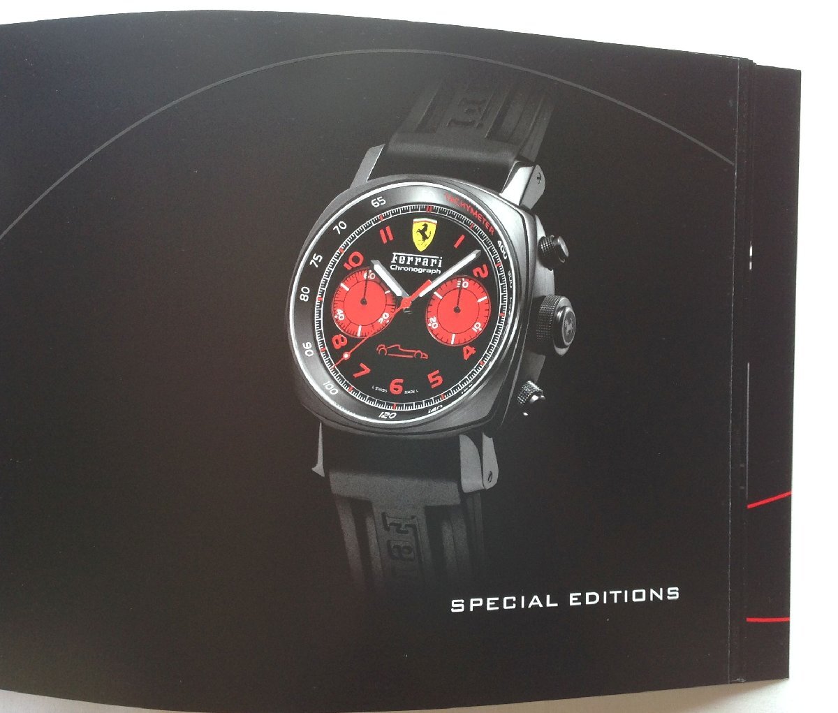 ★[A61044・2009年 フェラーリ パネライ 時計カタログ ] Ferrari Engineered by OFFICINE PANERAI 。★の画像4