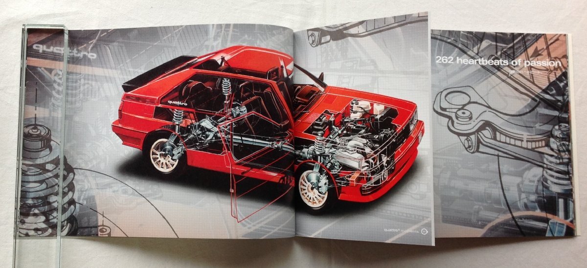 ★[A53058・アウディ クワトロ25年の歴史 ] 25 years of quattro. 2005年6月 Audi Press Information. ディスク付き。★_画像2