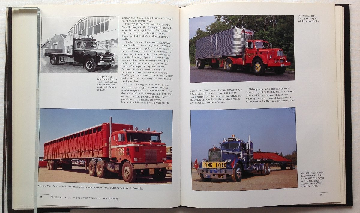 ★[A61020・特価洋書 PICTORIAL HISTORY OF AMERICAN TRUCKS ] アメリカの大型トラック写真集。★_画像3