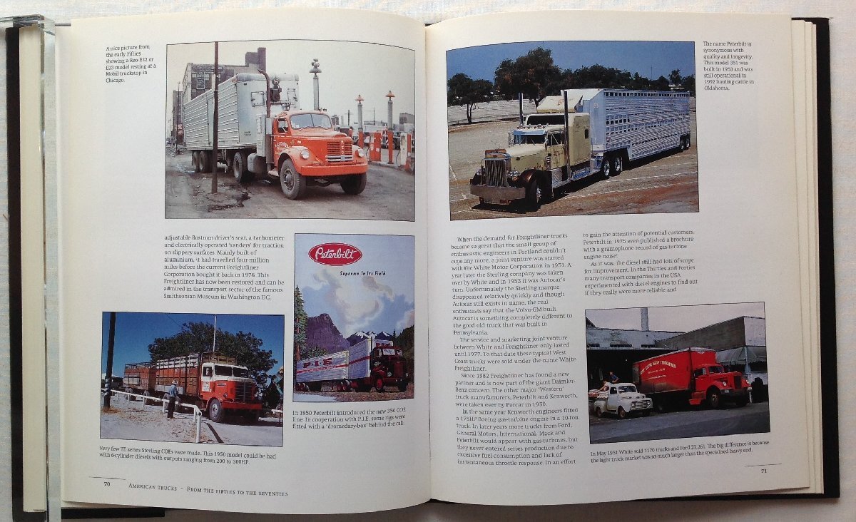 ★[A61020・特価洋書 PICTORIAL HISTORY OF AMERICAN TRUCKS ] アメリカの大型トラック写真集。★_画像4
