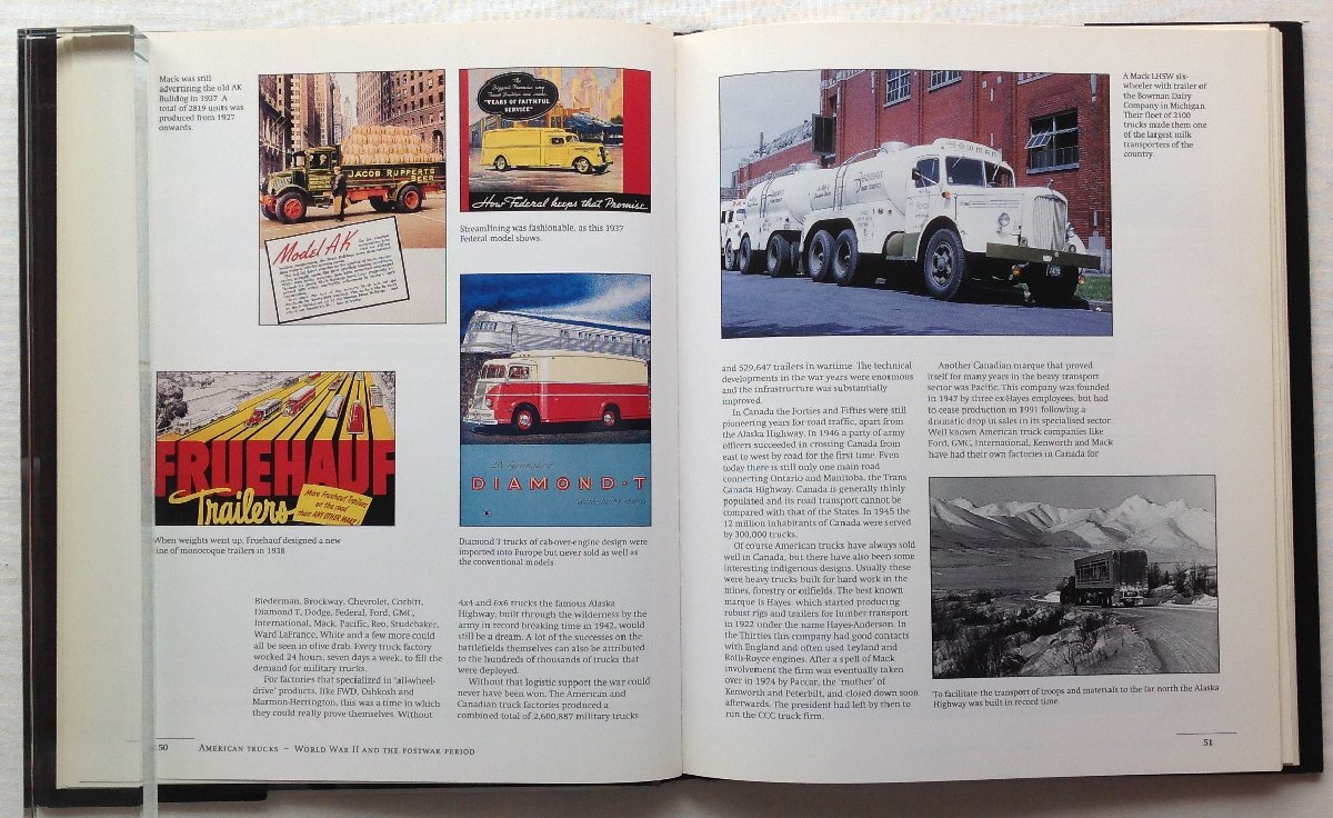 ★[A61020・特価洋書 PICTORIAL HISTORY OF AMERICAN TRUCKS ] アメリカの大型トラック写真集。★_画像2