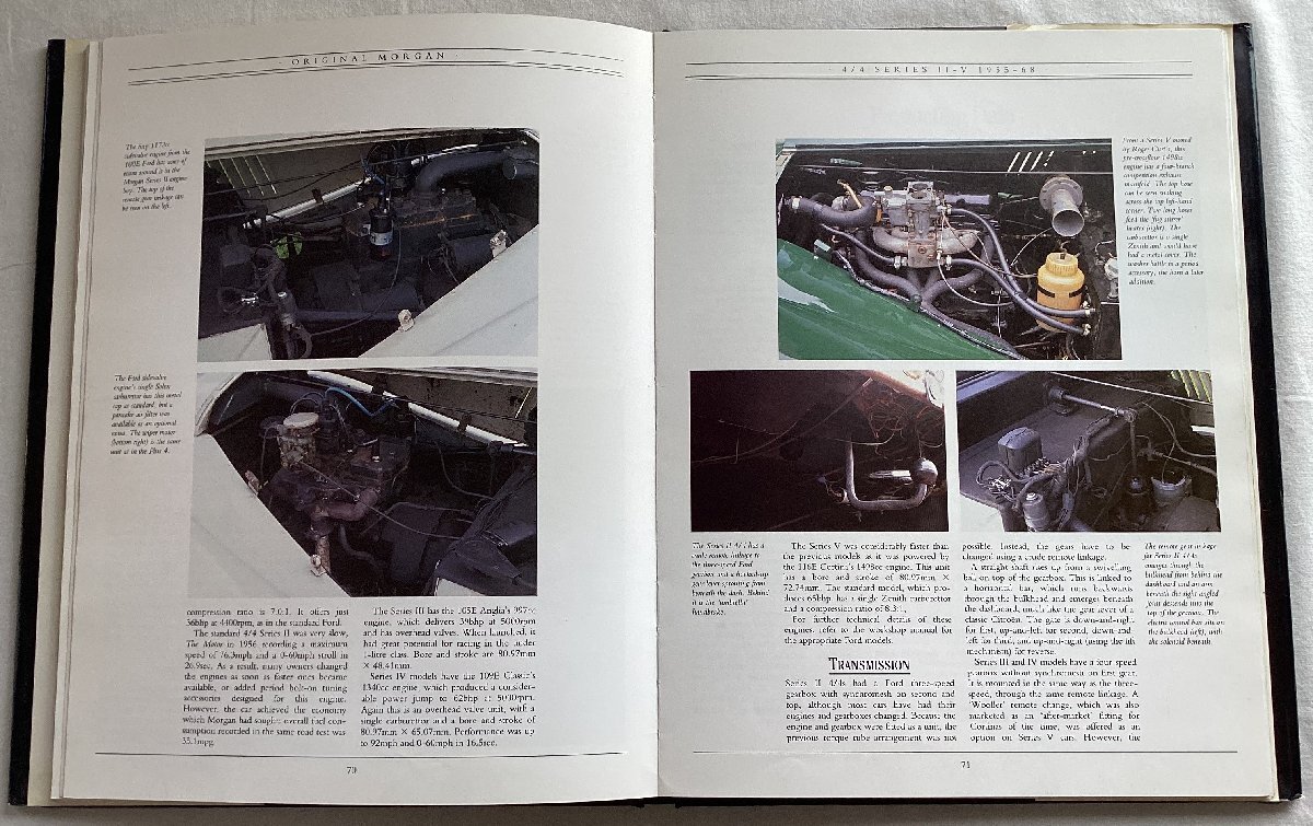 ★[A53023・特価洋書 ORIGINAL MORGAN 4/4, Plus 4 and Plus 8 ] The Restorer's Guide to all Four-wheeled Models from 1936.★の画像6