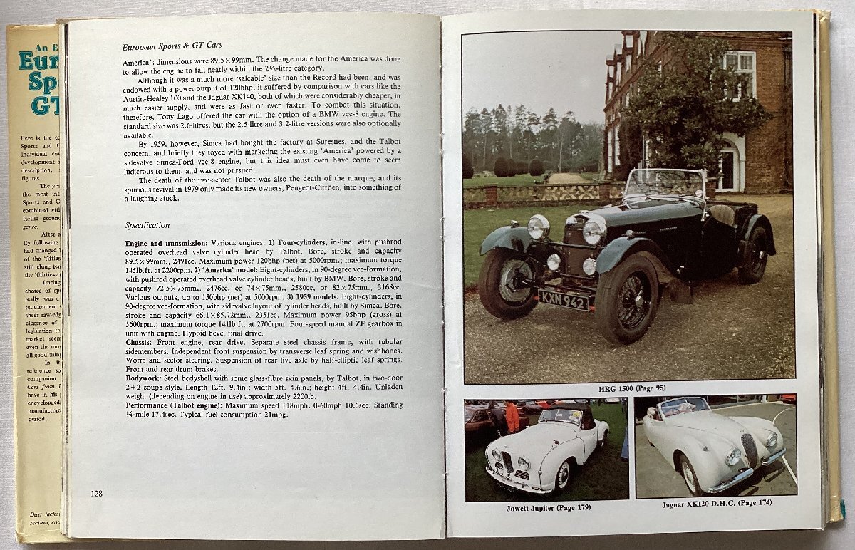 ★[A53054・特価洋書 An Encyclopaedia of European Sports & GT Cars 1945 to 1960. ] ★の画像5