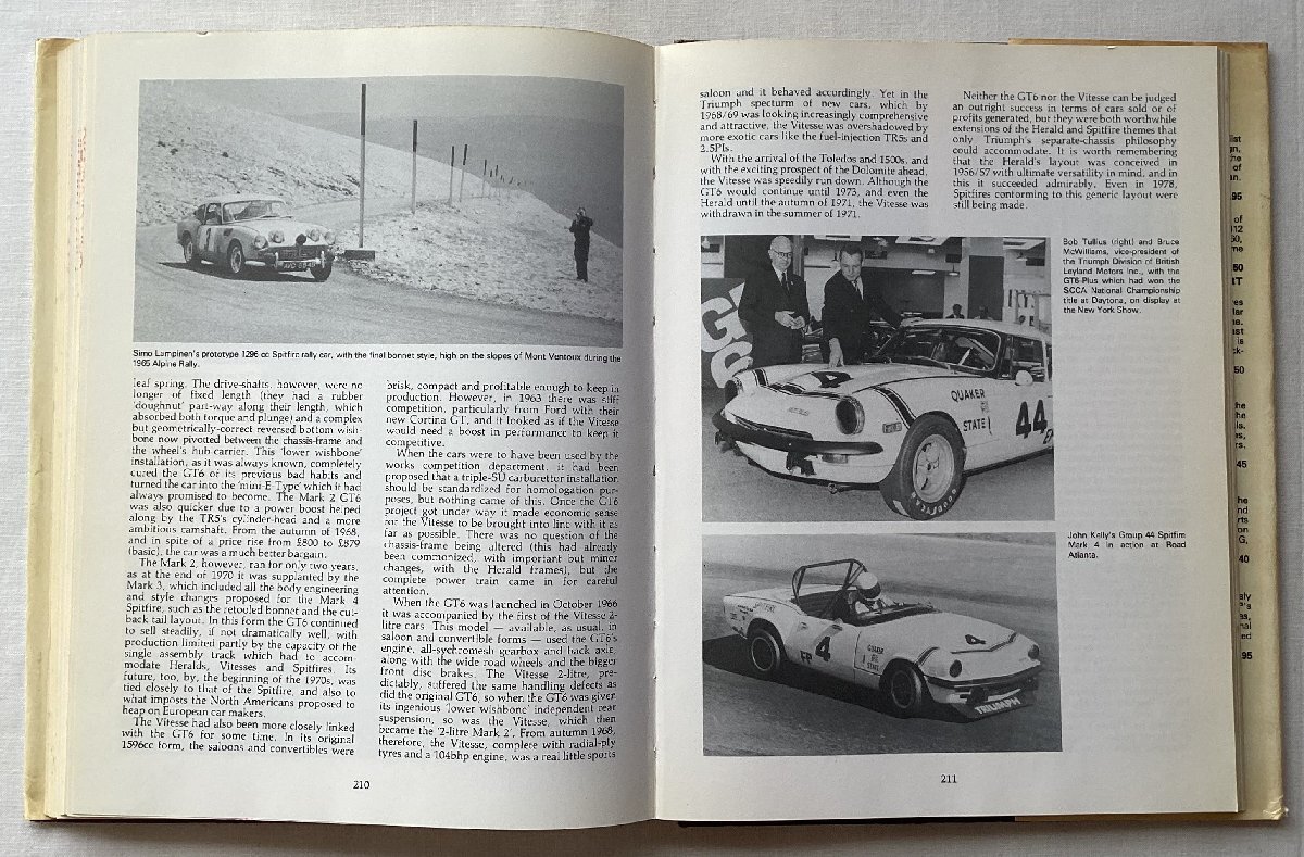 ★[A53051・特価洋書 TRIUMPH CARS ] THE COMPLETE 75-YEARS HISTORY. ★の画像6