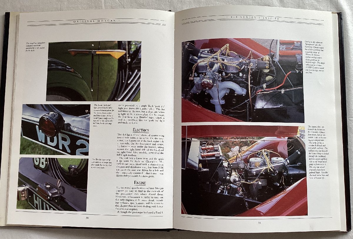 ★[A53023・特価洋書 ORIGINAL MORGAN 4/4, Plus 4 and Plus 8 ] The Restorer's Guide to all Four-wheeled Models from 1936.★の画像4