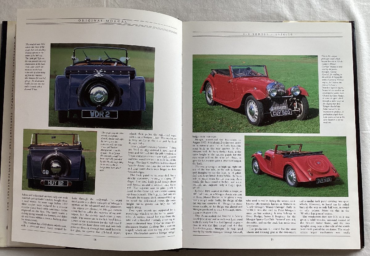 ★[A53023・特価洋書 ORIGINAL MORGAN 4/4, Plus 4 and Plus 8 ] The Restorer's Guide to all Four-wheeled Models from 1936.★の画像3