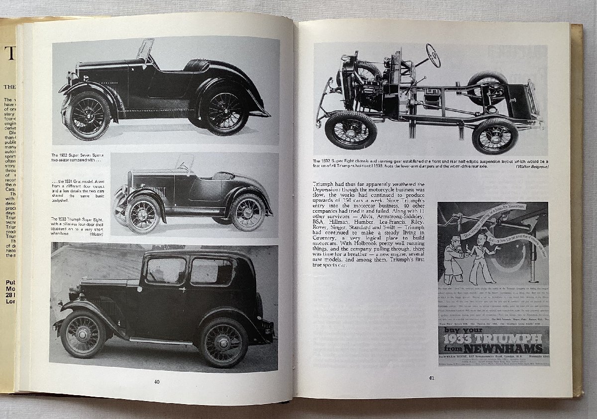 ★[A53051・特価洋書 TRIUMPH CARS ] THE COMPLETE 75-YEARS HISTORY. ★の画像3