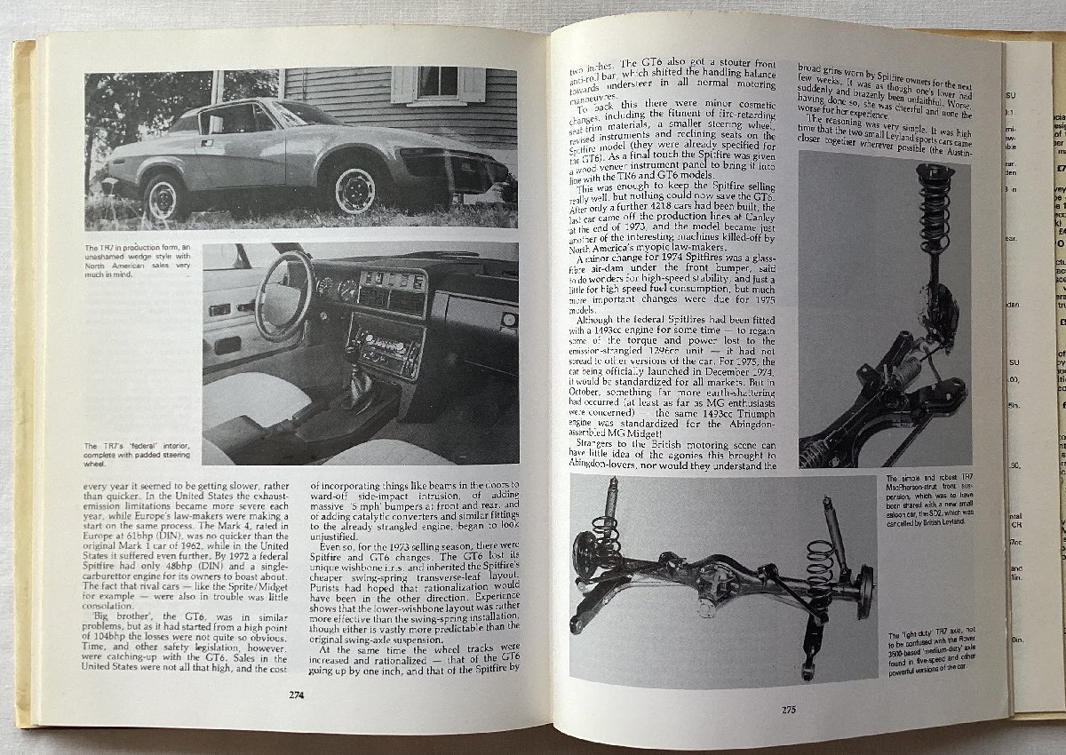 ★[A53051・特価洋書 TRIUMPH CARS ] THE COMPLETE 75-YEARS HISTORY. ★の画像8