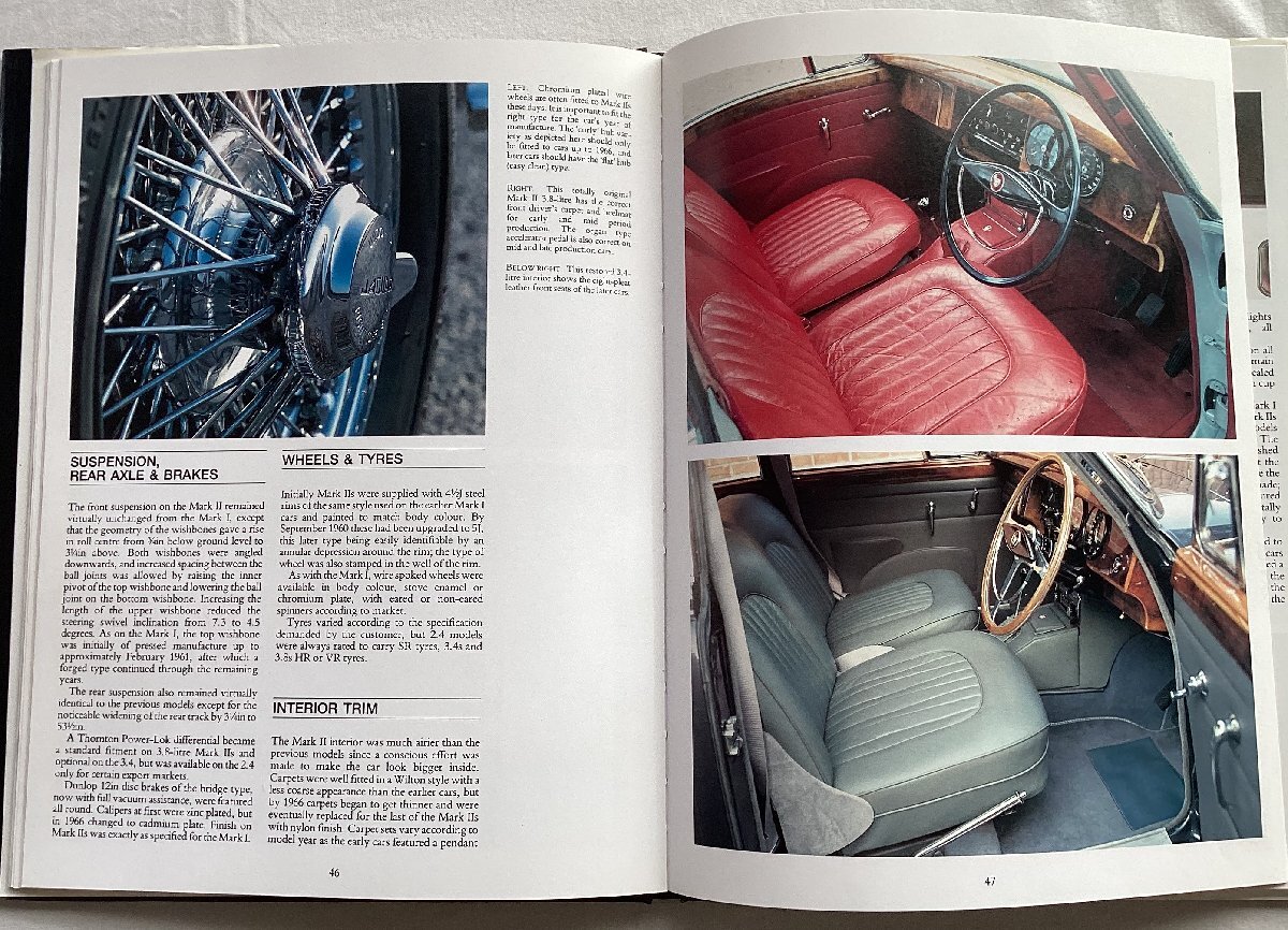★[A61434・特価洋書 ORIGINAL JAGUAR MkⅠ/MkⅡ ] The Restorer's Guide to MkⅠ,MkⅡ,240/340 and Daimler V8. ★の画像6