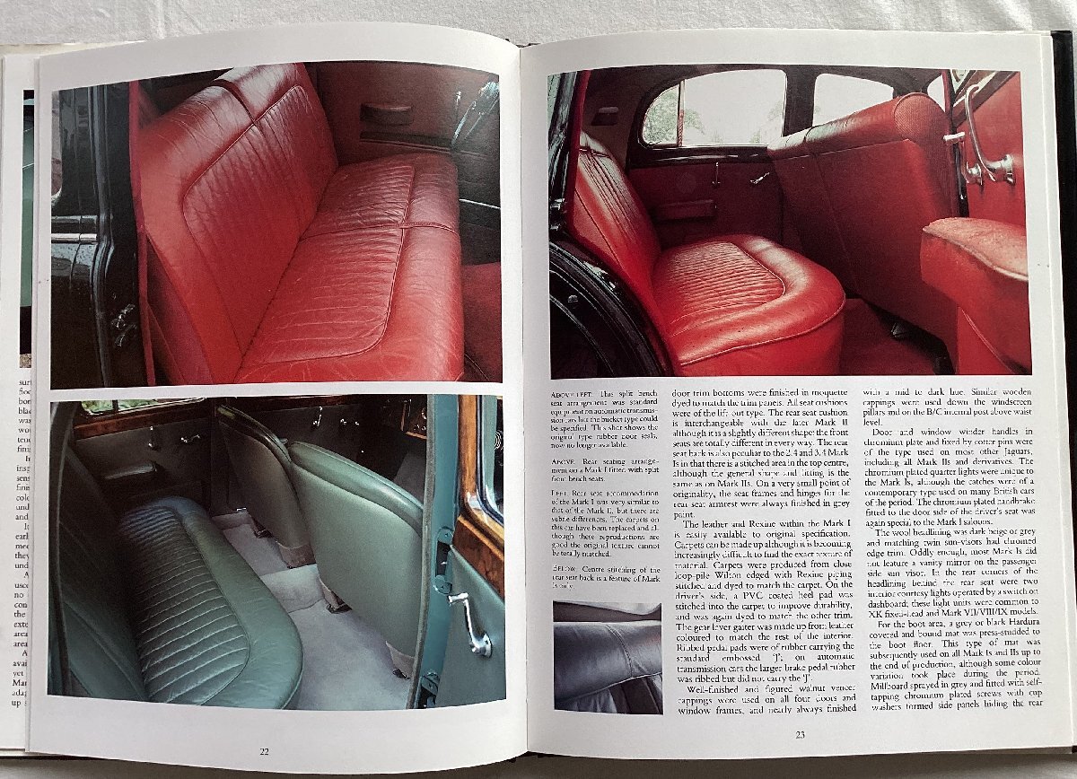 ★[A61434・特価洋書 ORIGINAL JAGUAR MkⅠ/MkⅡ ] The Restorer's Guide to MkⅠ,MkⅡ,240/340 and Daimler V8. ★の画像4