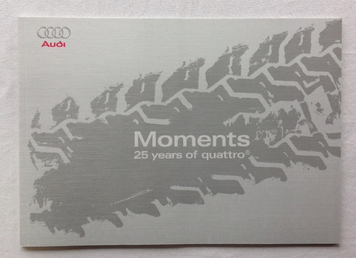 ★[A53058・アウディ クワトロ25年の歴史 ] 25 years of quattro. 2005年6月 Audi Press Information. ディスク付き。★_画像8