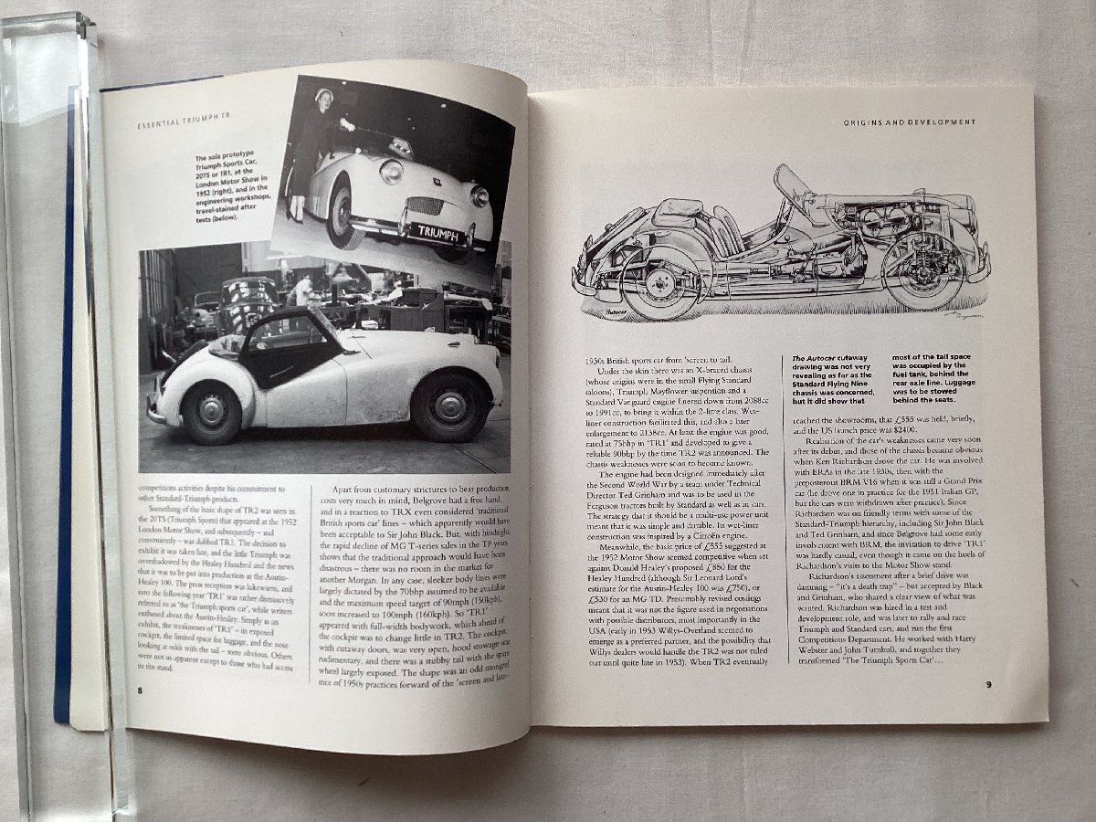 ★[A61022・特価洋書 ESSENTIAL TRIUMPH TR2-TR8 ] THE CARS AND THEIR STORY 1953-81. ★の画像3