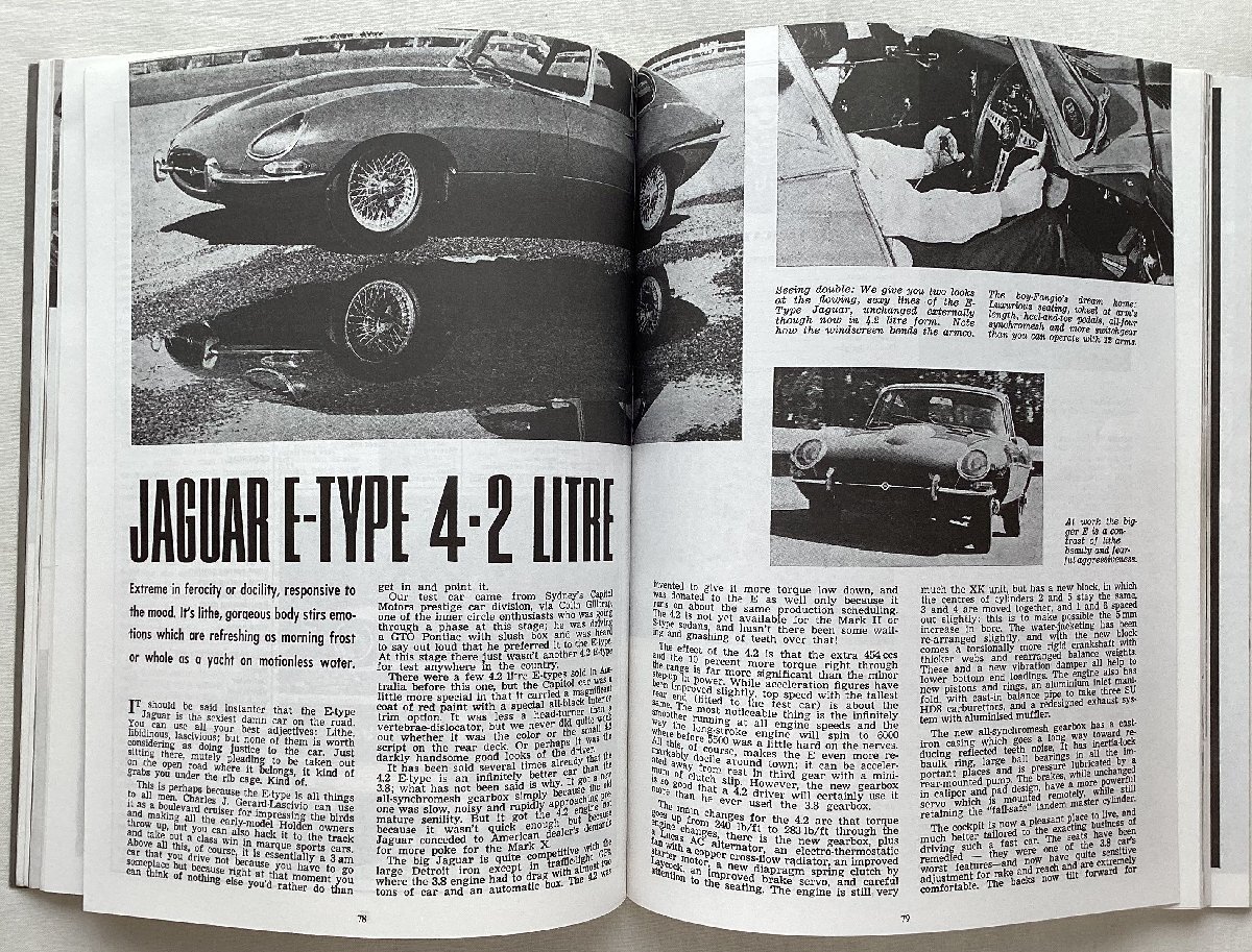 ★[A62021・特価洋書 JAGUAR E-TYPE Gold Portfolio 1961-1971 ] ジャガー Eタイプ。★の画像5