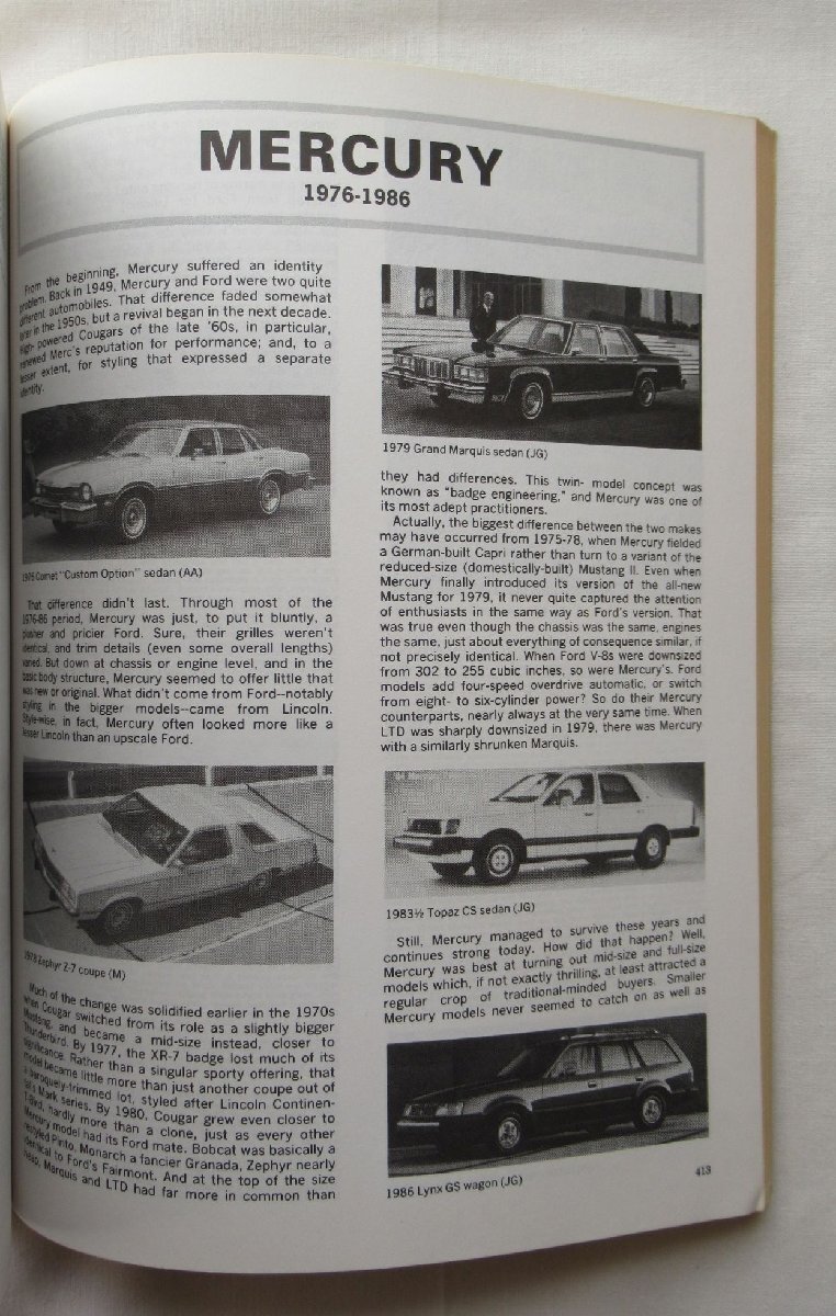 ★[A53044・特価洋書 standard catalog of FORD 1903-1990 ] ★の画像9