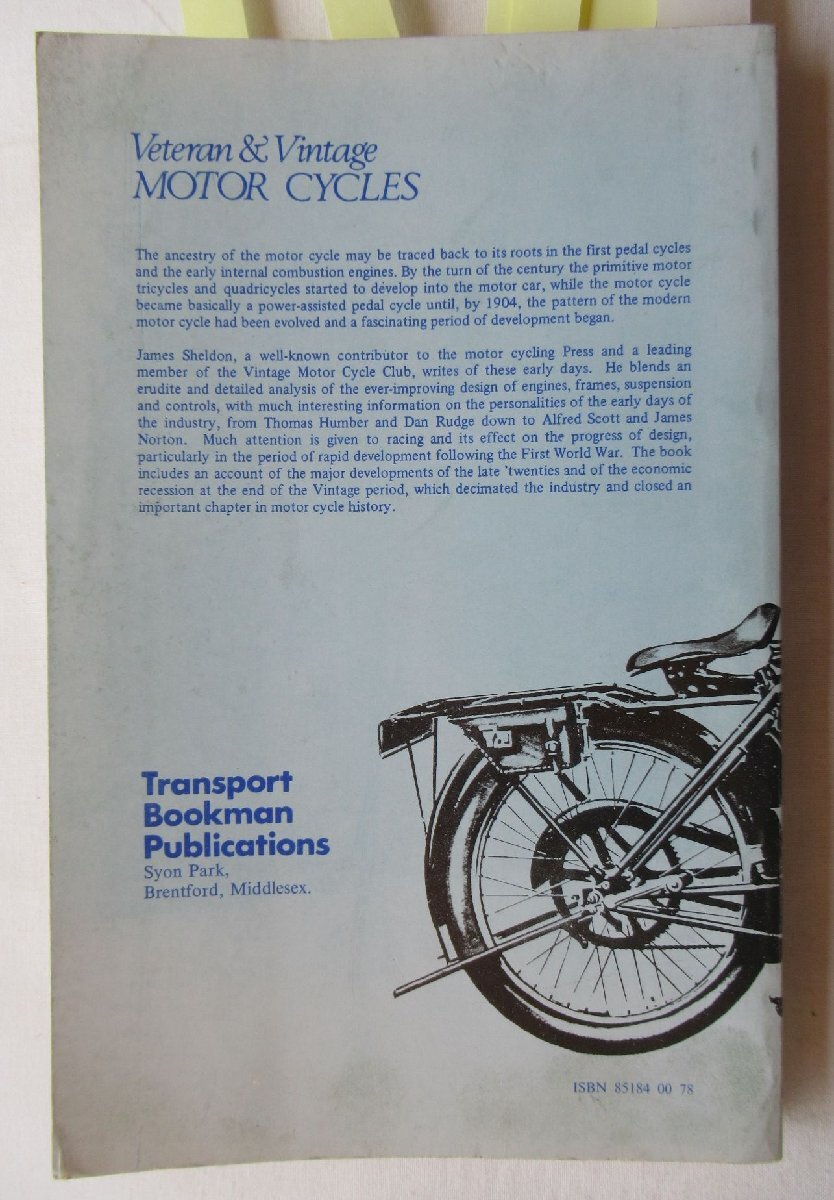 ★[A60146・特価洋書 Veteran and Vintage Motor Cycles ] 戦前バイクを紹介しています。★の画像10