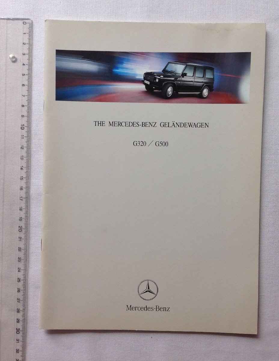 ★[A61286・メルセデス・ベンツ G320 / G500 カタログ ] 1999年9月。Mercedes-Benz 。★の画像8