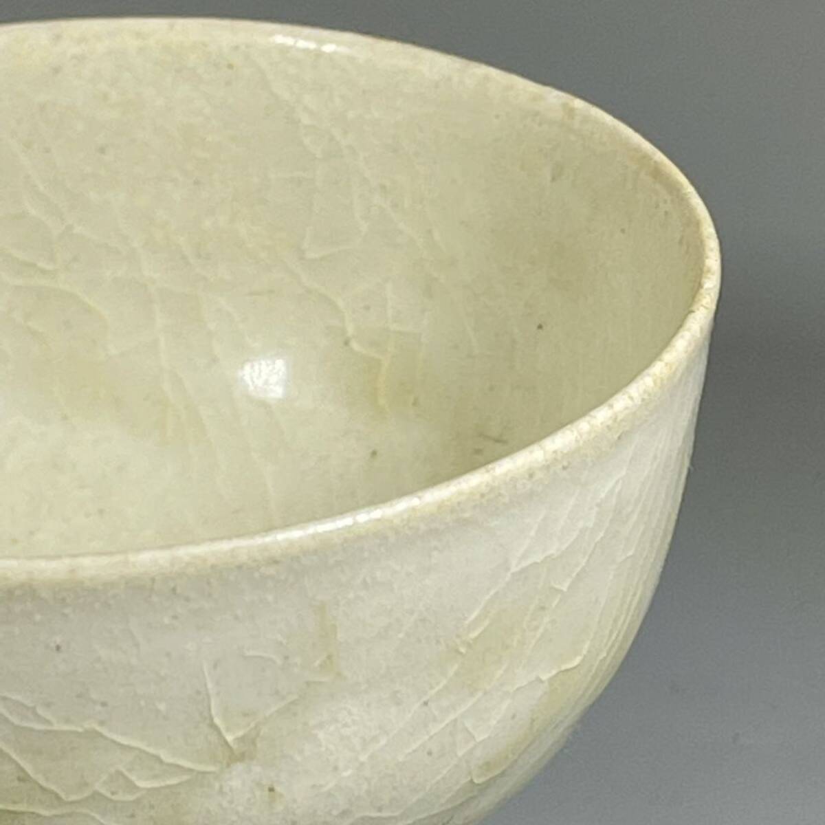 時代　白磁　茶碗　茶道具　唐物　中国古美術　サイズ:高5cm幅7.5cm_画像7