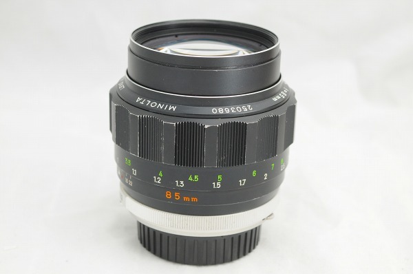 ★美品★ミノルタ MINOLTA MC ROKKOR-PF 85mm F1.7 人気の単焦点/#2953の画像5