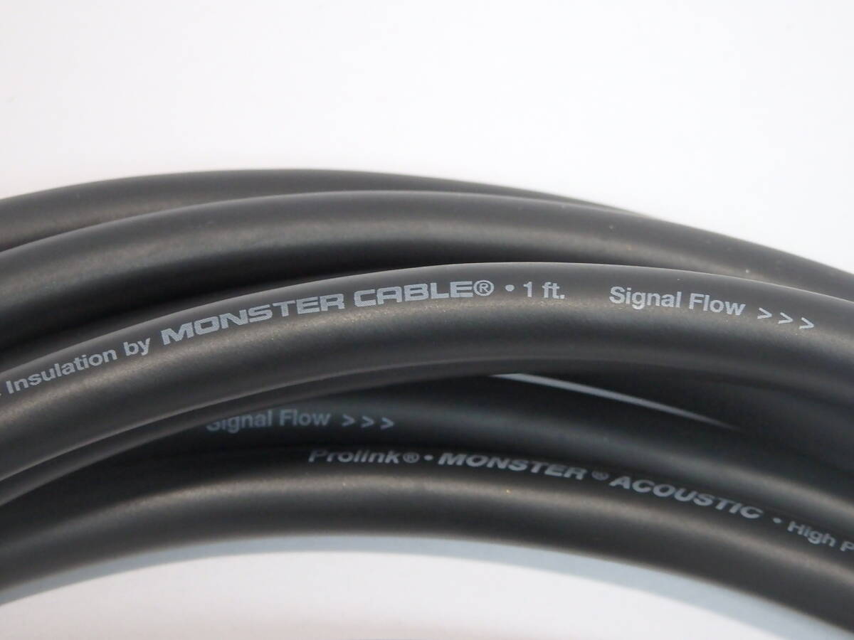 E224C34【中古】 ■ MONSTER CABLE / ACOUSTIC / Prolink ■ モンスターケーブル アコースティック / 約6.4mの画像5