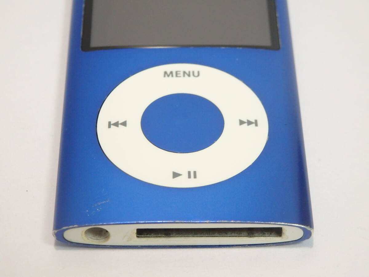 E236A2【ジャンク扱い】 ■ iPod Nano / MC037J / 8G ■ 第5世代 / ブルーの画像4