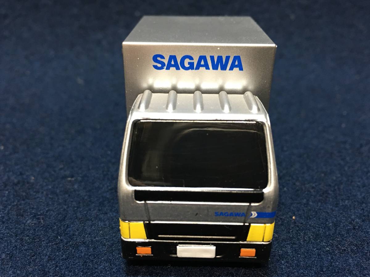 新車 6個組 佐川急便 ミニカー プルバックカー プルバック 佐川アドバンス 配送車 SAGAWA SgH HYBRID ハイブリッド 非売品 珍品 やさしい車の画像5