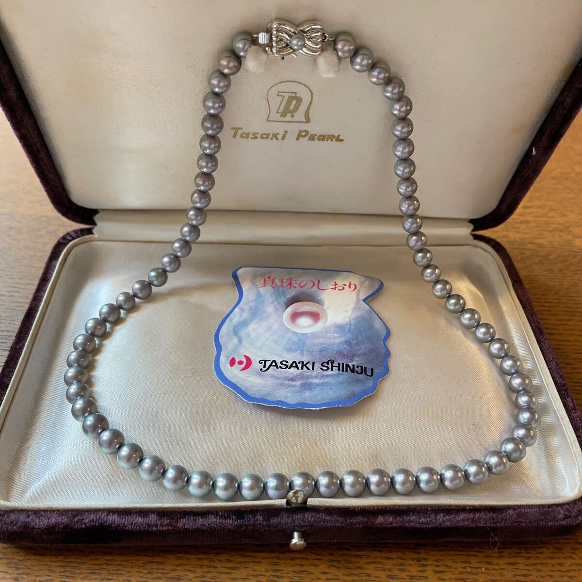 TASAKI✨田崎 真珠 パールネックレス silver - アクセサリー TASAKI✨田崎 真珠 パールネックレス silver - アクセサリー