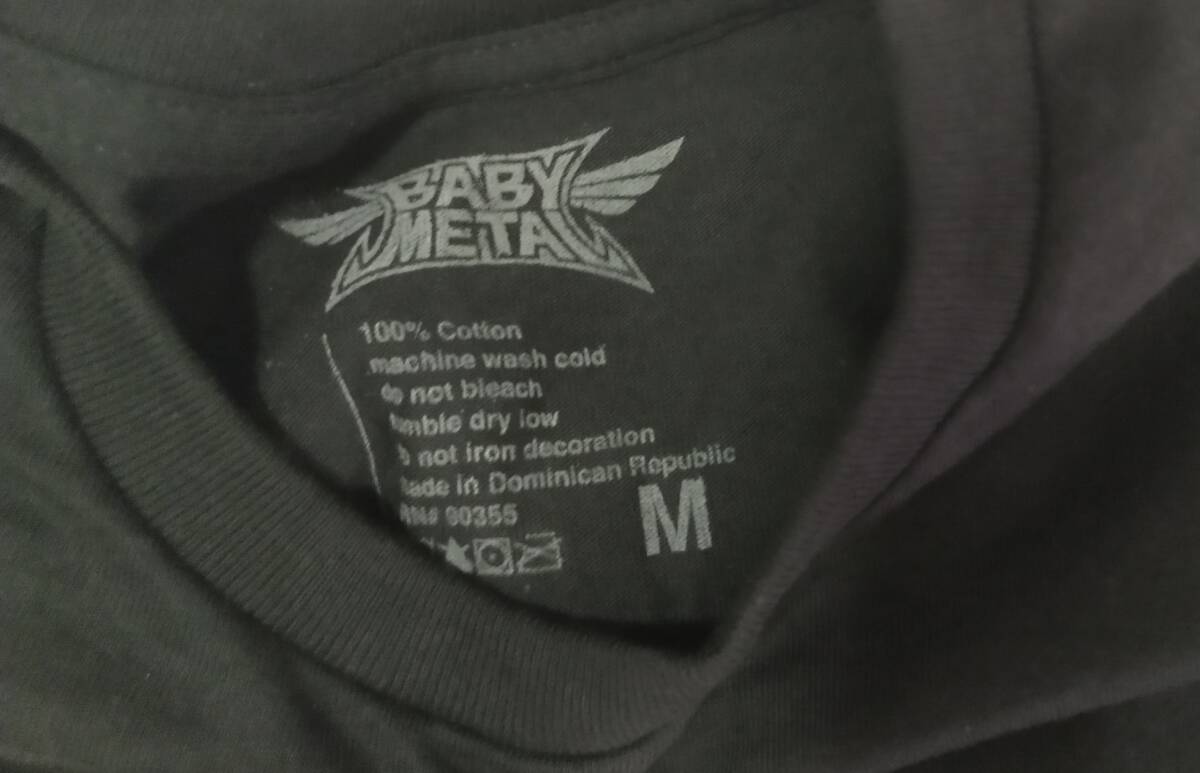 BABYMETAL/ベビーメタル 2024アメリカツアーTシャツ METAL MARCH TEE Mサイズ 日本未発表の画像4