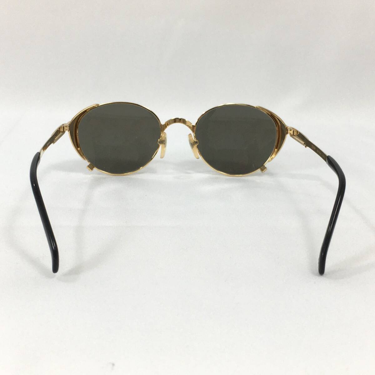  Jean-Paul Gaultier sunglasses 56-4174 Gold green case attaching made in Japan Vintage Jean Paul Gaultier