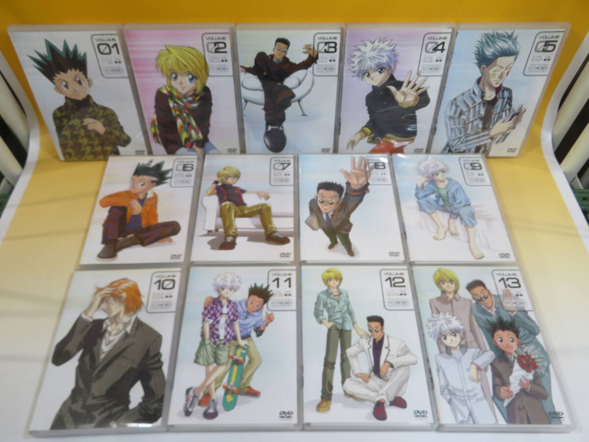 【中古】HUNTERxHUNTER ハンターハンター VOLUME1～13 全13巻セット 竹内順子ほか 富樫義博 集英社 難あり【DVD】A6 T203の画像3