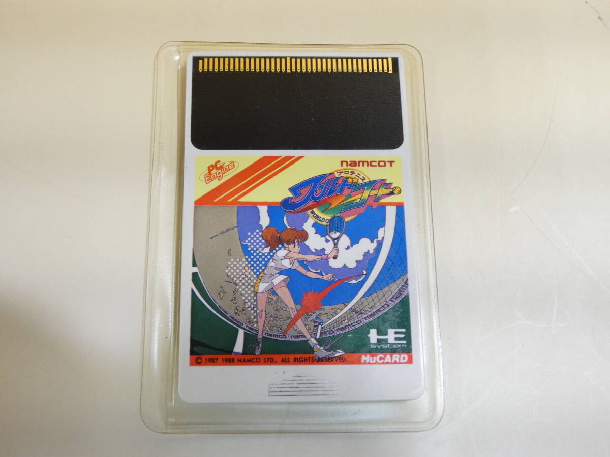 【中古】PCエンジン HuCARD プロテニス ワールドコート ナムコ 難あり【ゲーム】B1 S1134の画像3